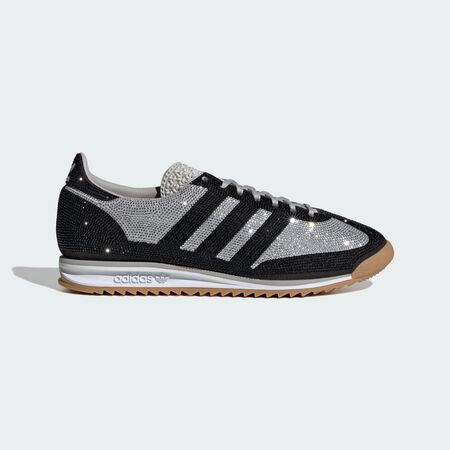 ADIDAS ORIGINALS sl 72 SL 72 OG RHINESTONES ARGENT/NOIR FEMME