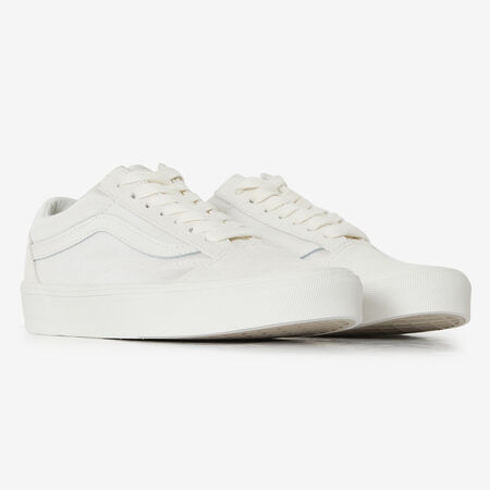 VANS old skool OLD SKOOL SATIN BLANC FEMME