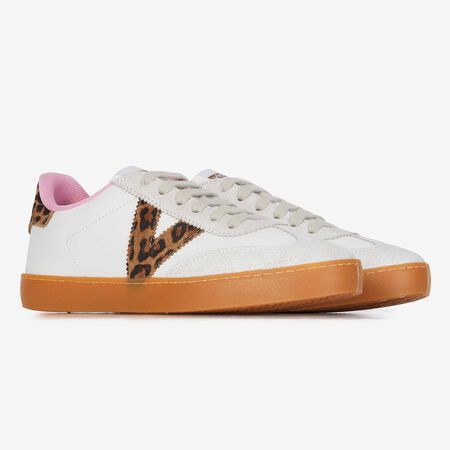 VICTORIA BERLIN CHEETAH BLANC/MARRON FEMME