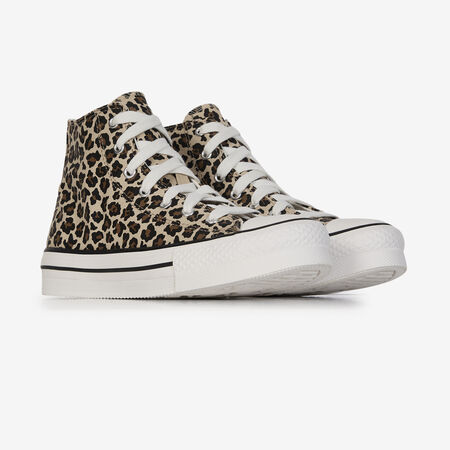 CONVERSE CHUCK TAYLOR ALL STAR EVA LIFT HI LEOPAR BEIGE/MARRON JUNIOR