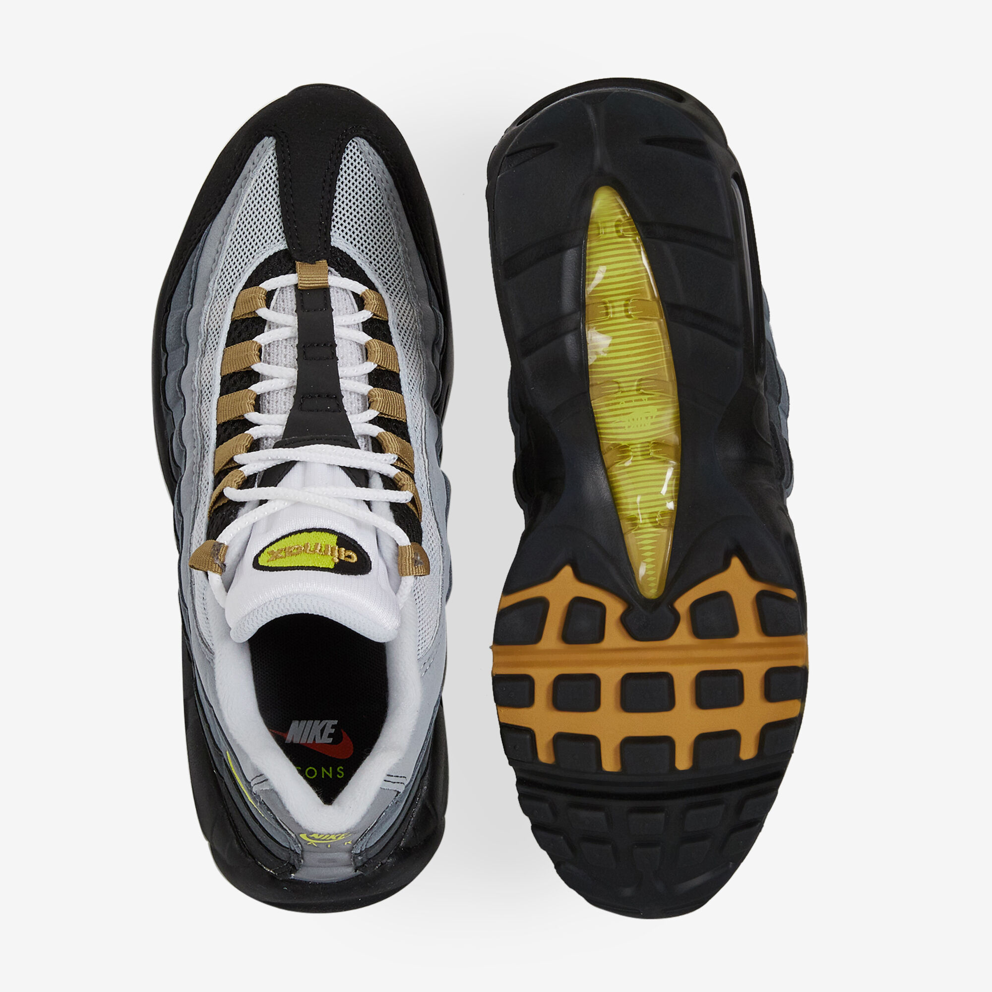 Air max 95 top noir et jaune