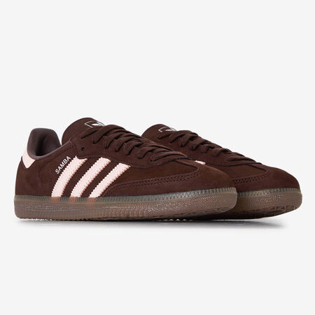 ADIDAS ORIGINALS samba SAMBA OG MARRON/ROSE DAMES