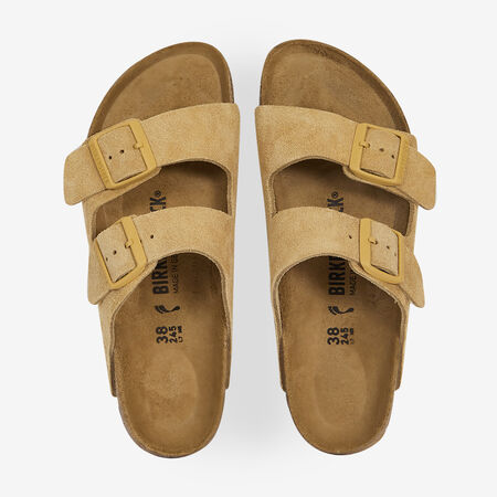 BIRKENSTOCK arizona ARIZONA SUEDE LATTE CREAM BEIGE DAMES