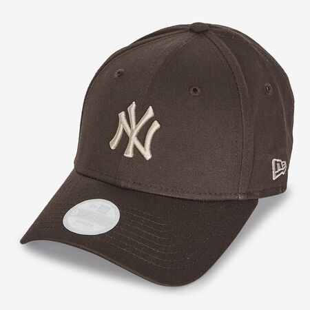 NEW ERA 9FORTY WOMEN NY LEAGUE ESSENTIAL MARRON/BEIGE FEMME
