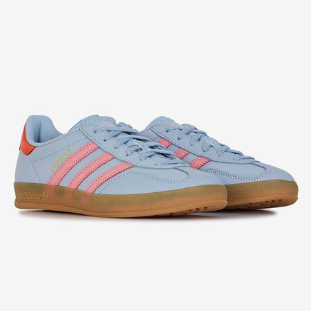 ADIDAS ORIGINALS gazelle GAZELLE INDOOR NUBUCK BLEU/ORANGE FEMME