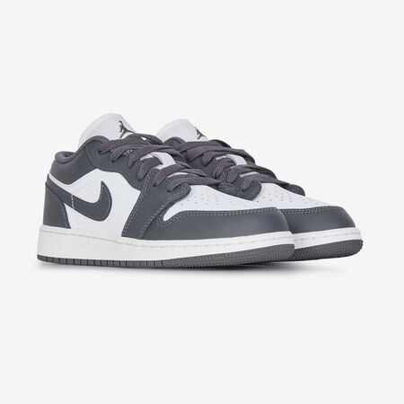 JORDAN AIR JORDAN 1 LOW GRIS/BLANC JUNIOR