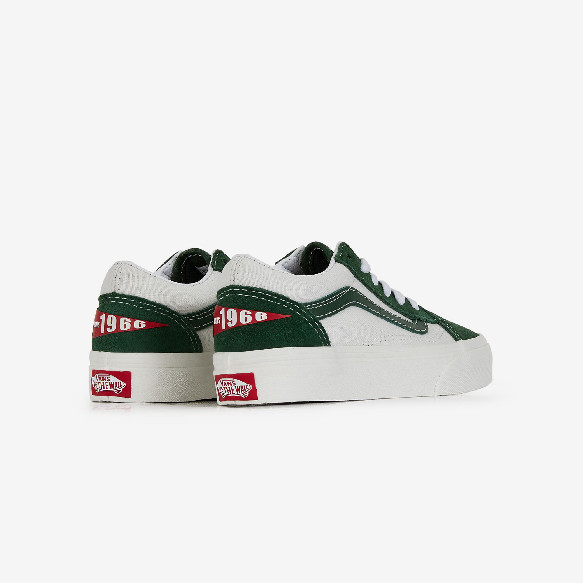 Vans blanche et verte best sale