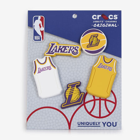 CROCS JIBBITZ NBA LOS ANGELES LAKERS 5PC MULTICOLORE MIXTE