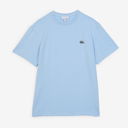 LACOSTE TEE SHIRT CLASSIC SMALL LOGO SL BLEU CIEL HEREN