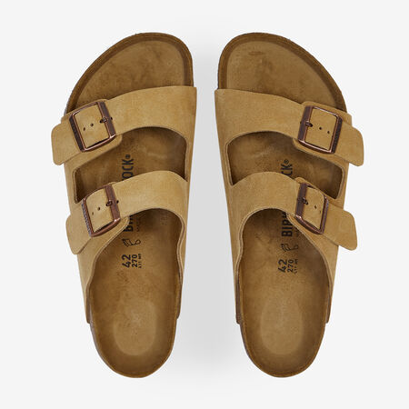 BIRKENSTOCK arizona ARIZONA SUEDE LATTE CREAM BEIGE/NOIR HOMME