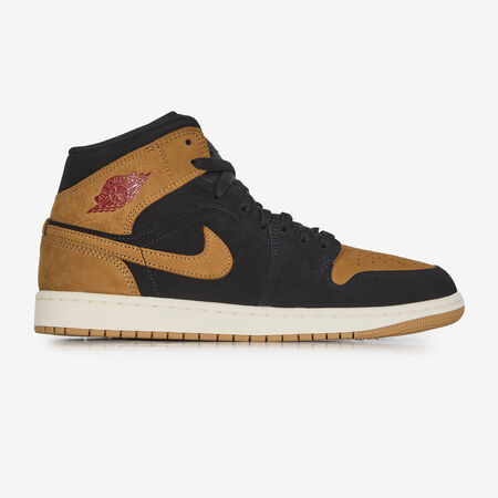 JORDAN AIR JORDAN 1 MID SE NOIR/MIEL HEREN
