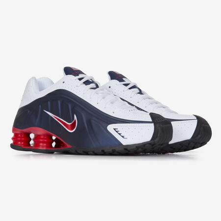 NIKE shox SHOX R4 BLANC/MARINE HEREN