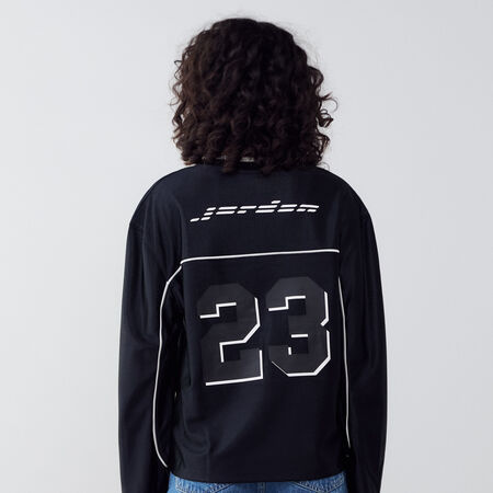 JORDAN TEE SHIRT JERSEY ZWART DAMES