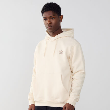 HOODIE ESSENTIAL TREFOIL : BEIGE/ZWART