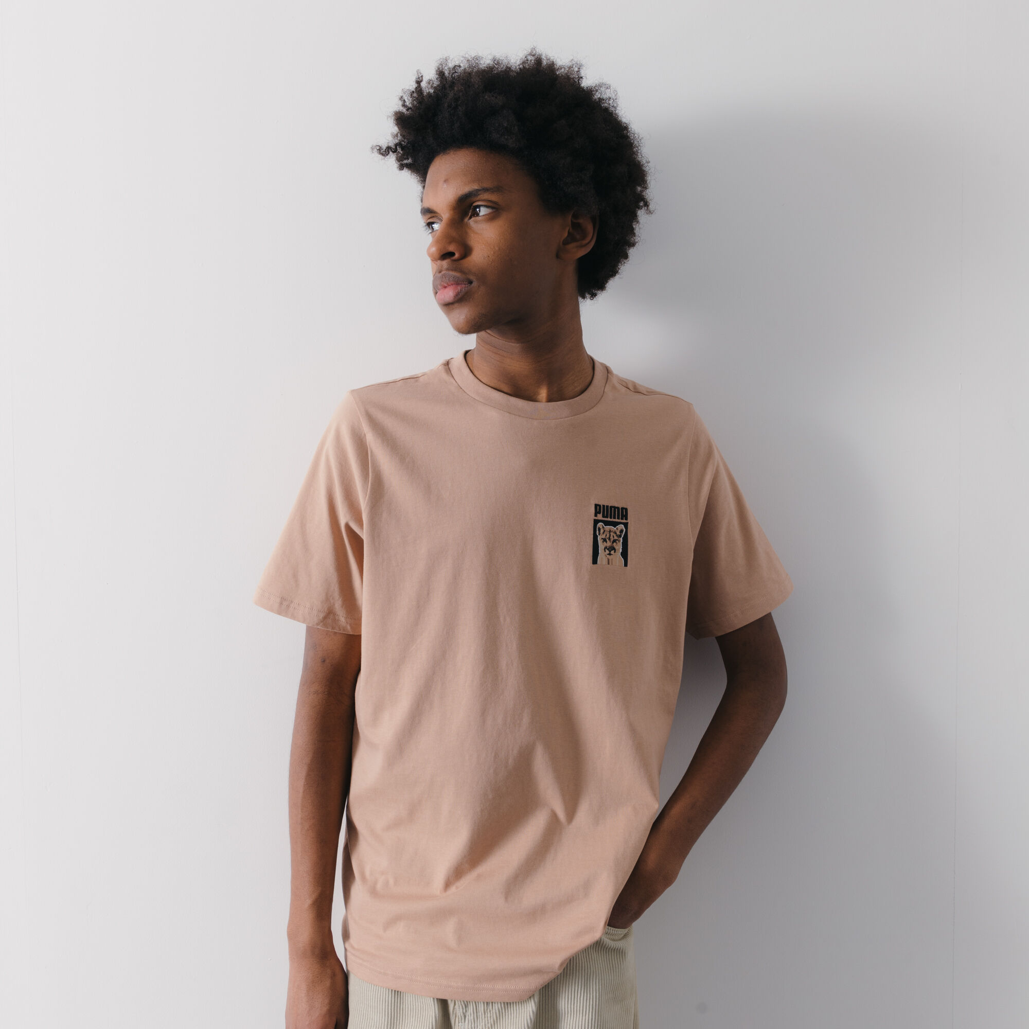 Tee shirt puma marron new arrivals