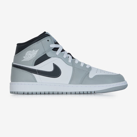 JORDAN air jordan 1 AIR JORDAN 1 MID BLANC/GRIS HOMME