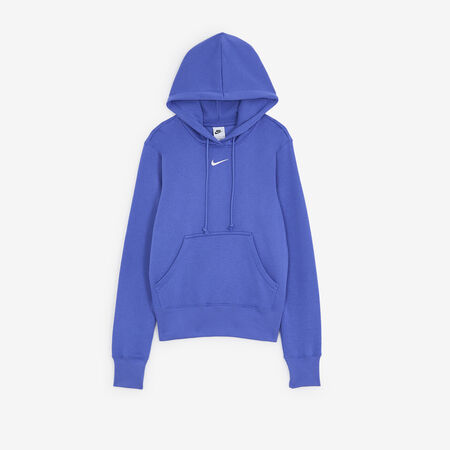 NIKE HOODIE CLUB CENTERED LOGO BLEU DAMES