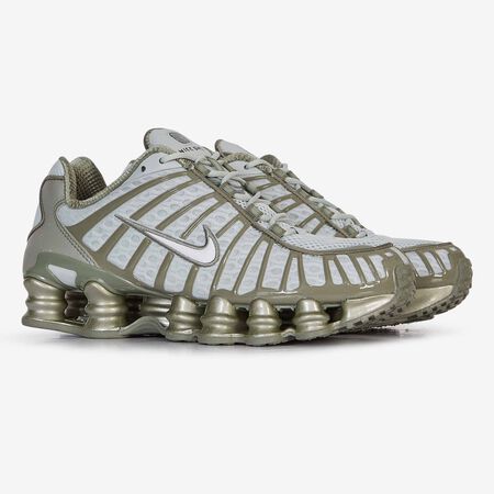 NIKE shox SHOX TL VERT OLIVE/GRIS FEMME