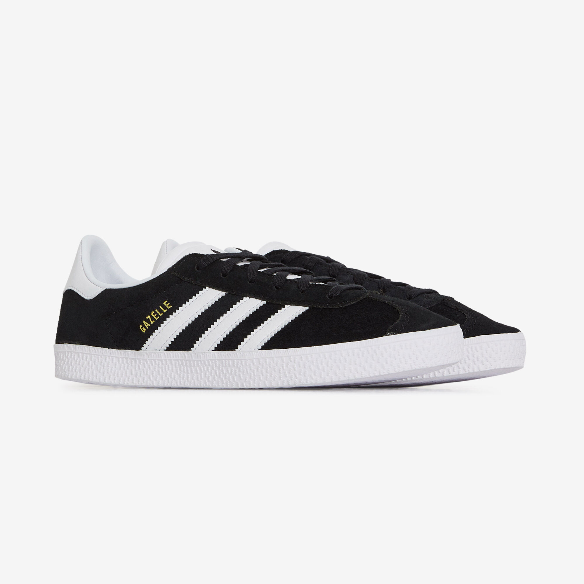 ADIDAS ORIGINALS GAZELLE NOIR BLANC SNEAKERS ENFANT Courir.be