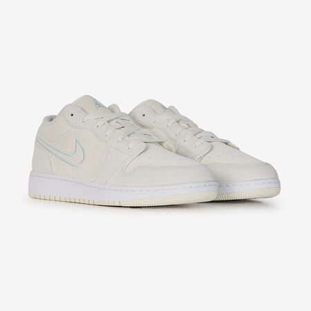JORDAN AIR JORDAN 1 LOW BEIGE/BLEU JUNIOR