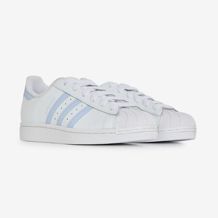 ADIDAS ORIGINALS superstar SUPERSTAR II BLANC/BLEU JUNIOR