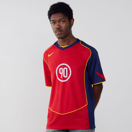 NIKE JERSEY T90 ENERGY ROUGE/BLEU HEREN
