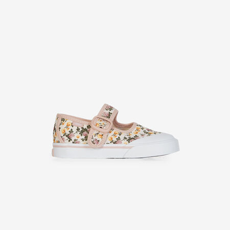 VANS MARY JANE FLORAL BEIGE/ROSE BÉBÉ