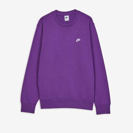 NIKE SWEAT CREW CLUB BLEU/BLANC HOMME