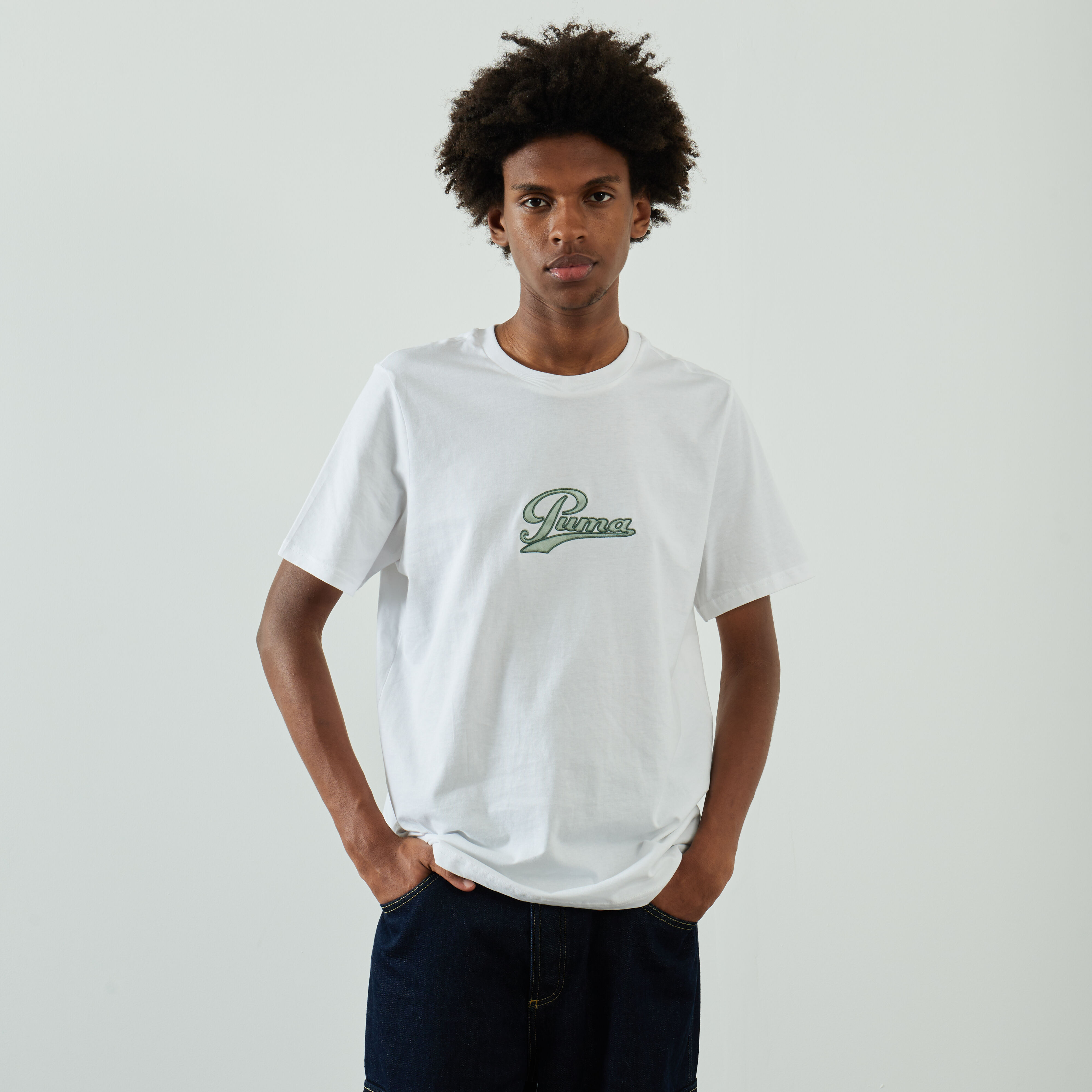 Tee shirt sales puma verte