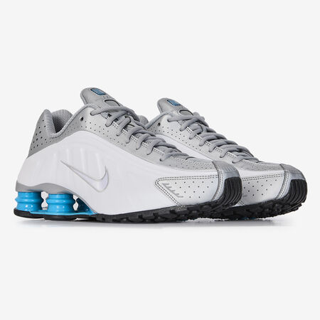 NIKE SHOX R4 BLANC/ARGENT HEREN