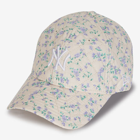 NEW ERA 9TWENTY WOMEN NY QUILT FLORAL BEIGE FEMME