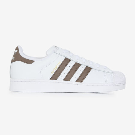 ADIDAS ORIGINALS superstar SUPERSTAR BLANC/MARRON HEREN
