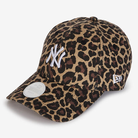 NEW ERA 9FORTY WOMEN NY LEOPARD MARRON/BLANC FEMME