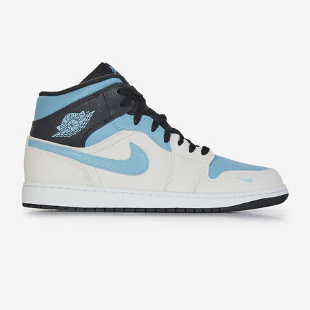 AIR JORDAN 1 MID SE : BLANC/BLEU