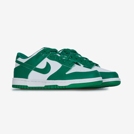 NIKE dunk DUNK LOW BLANC/VERT JUNIOR