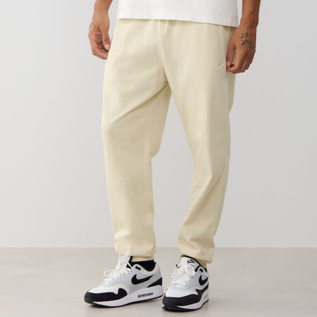 NIKE PANT JOGGER CLUB KNIT BEIGE/BLANC HOMME