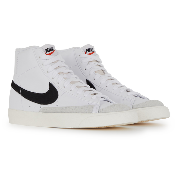 NIKE BLAZER MID 77 BLANC NOIR SNEAKERS HOMME Courir.be