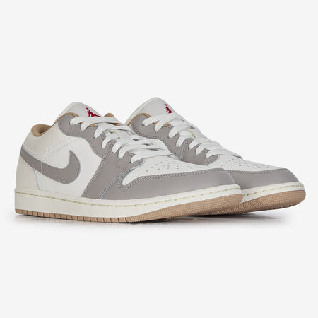 JORDAN AIR JORDAN 1 LOW BEIGE/GRIS HOMME