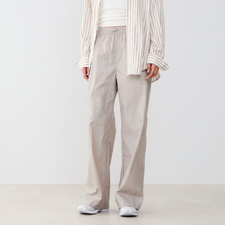 NIKE PANT WOVEN WIDE LEG PIPING GRIS FEMME