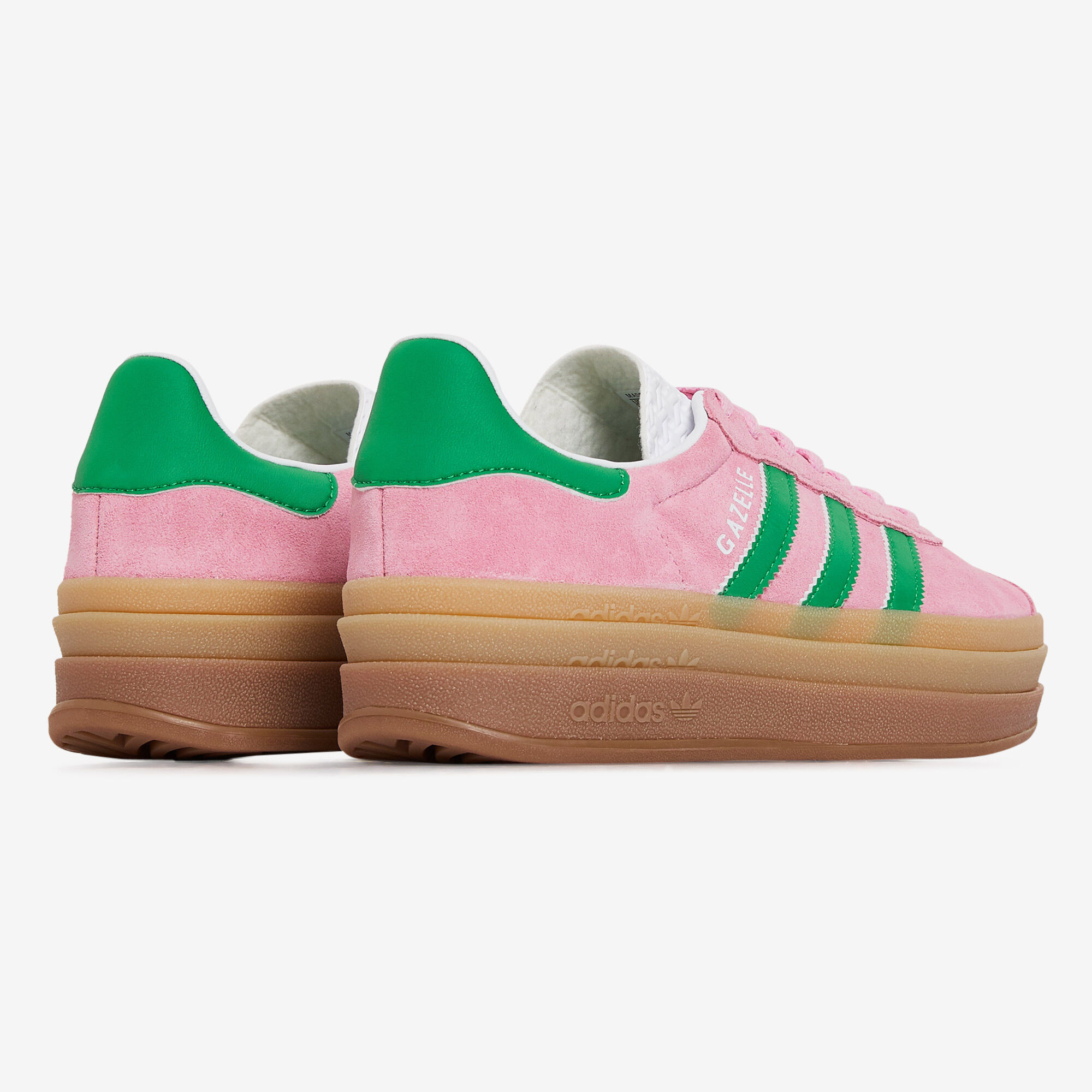 ADIDAS ORIGINALS GAZELLE BOLD ROSE VERT SNEAKERS FEMME Courir.be