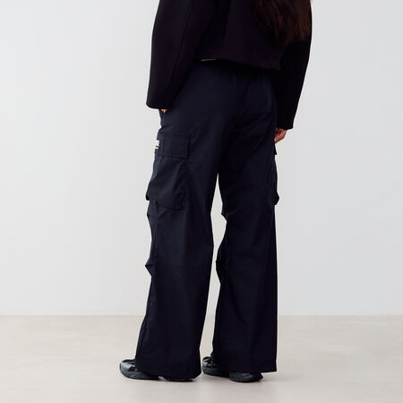 NIKE PANT JOGGER WIDE LEG WVN NOIR/BLANC FEMME