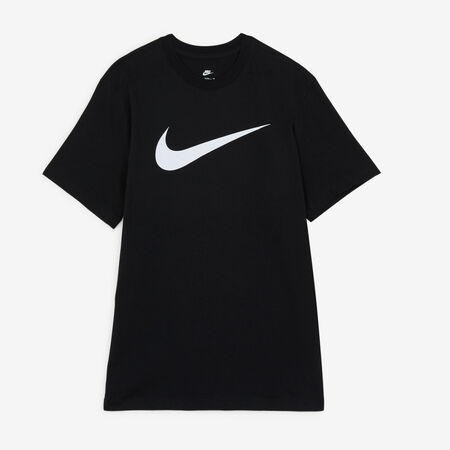 NIKE TEE SHIRT SWOOSH NOIR/BLANC HEREN