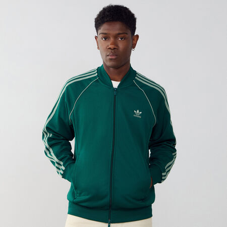 ADIDAS ORIGINALS JACKET TRACKTOP FZ ADICOLOR VERT HOMME