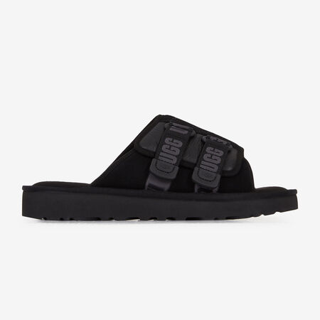 UGG GOLDENCOAST STRAP SLIDE NOIR HOMME