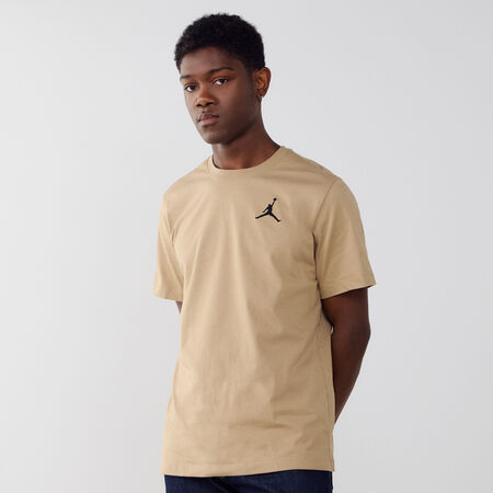 JORDAN TEE SHIRT JUMPMAN EMB MARRON/NOIR HOMME