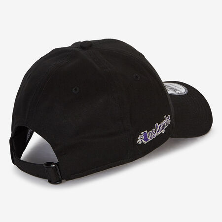 NEW ERA 9FORTY LAKERS METALLIC NOIR/VIOLET HOMME