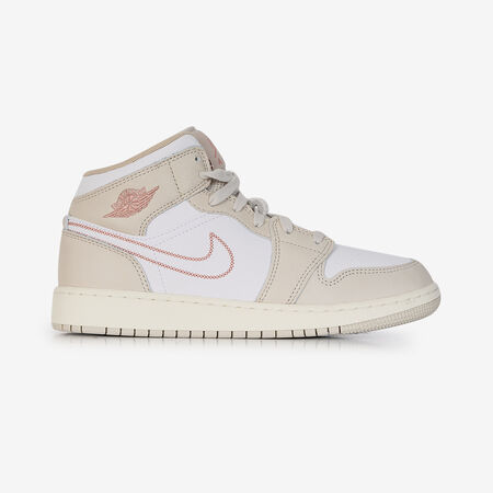 JORDAN air jordan 1 AIR JORDAN 1 MID BEIGE/BLANC JUNIOR