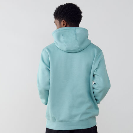 NIKE HOODIE CLUB SMALL LOGO VERT/BLANC HOMME
