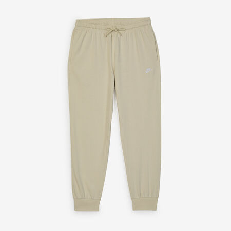 NIKE PANT JOGGER CLUB KNIT BEIGE/BLANC HEREN