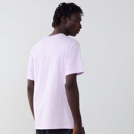 NEW BALANCE TEE SHIRT FLYING LOGO LILAS HEREN